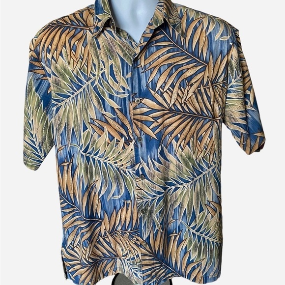 TORI RICHARD Aloha Hawaiian Floral Collared Shirt Men S Small - Picture 1 of 5